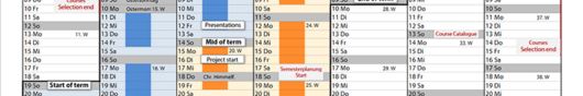 AG Semesterplanung